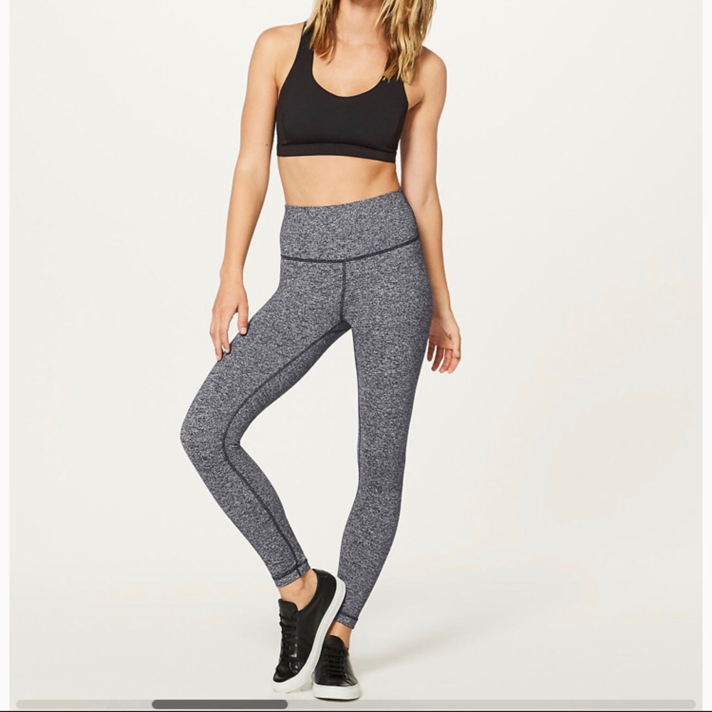 Lululemon grey high-waisted leggings